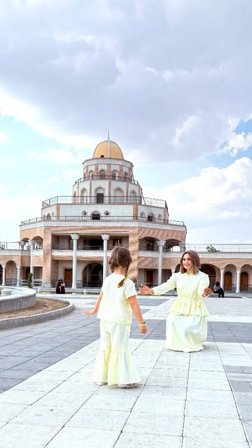 ست مادر دختری شومیز دامن بهار